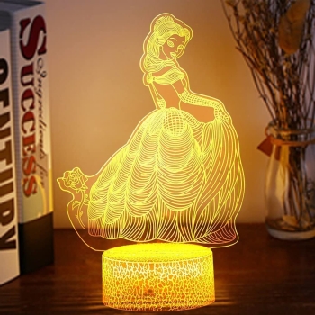 Lampka nocna 3D księżniczka [12110000148]